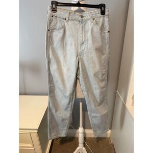 Wrangler Icons 11WWZ Womens Western Zipper Light Wash High Rise Jeans W28 L32